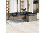 Gray Woven Resin Wicker Outdoor Furniture Set - dlz1766569521712