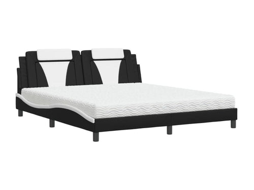 Black Faux Leather Mattress, 180 x 200 cm