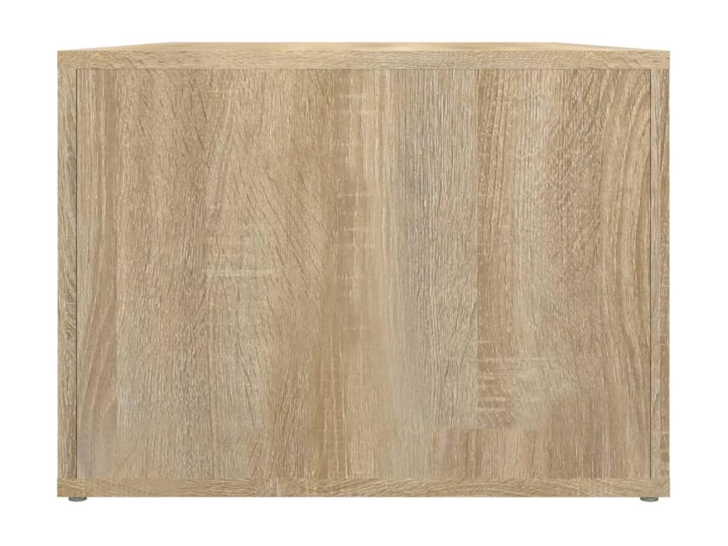 Brown Engineered Wood Coffee Table, 80 x 50 x 36 cm