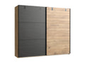Natural Oak Wood Wardrobe