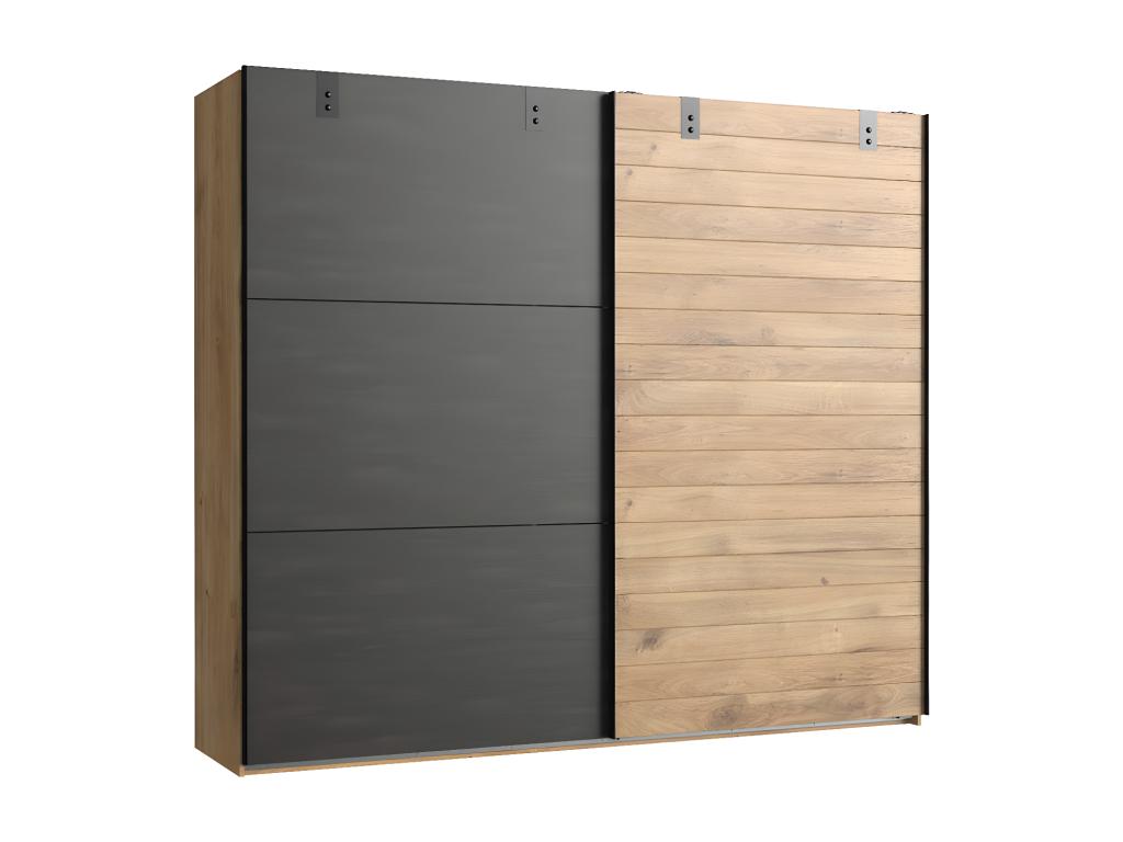 Natural Oak Wood Wardrobe