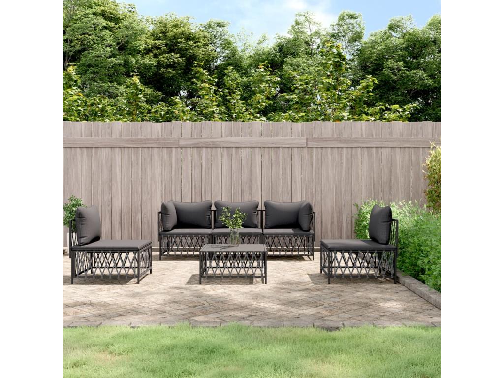 Anthracite Outdoor Furniture Set