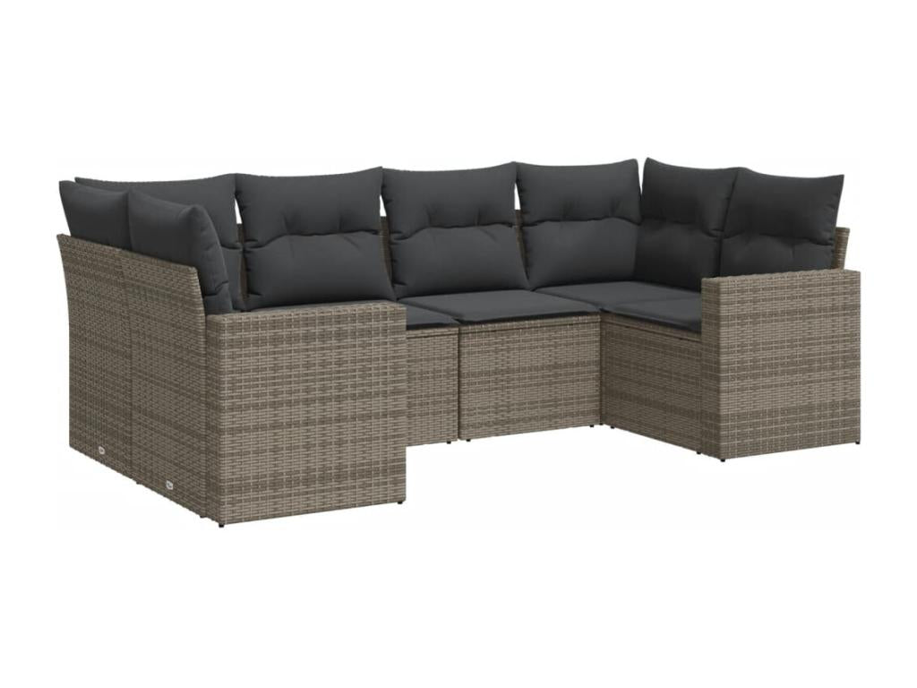 Gray Woven Resin Wicker Outdoor Furniture Set - dlz1766568961182