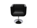 Black Leather Accent Chair