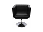 Black Leather Accent Chair