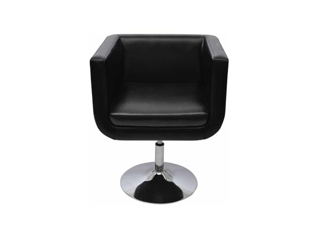 Black Leather Accent Chair