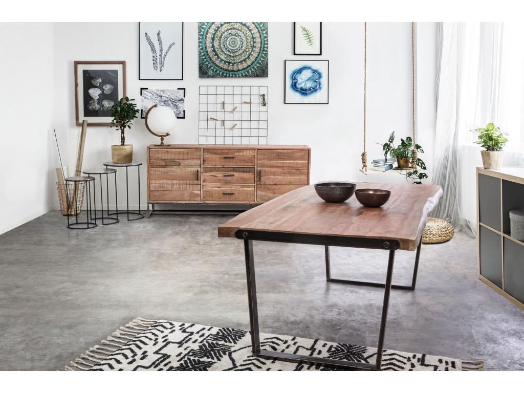 Natural Solid Wood Table