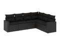 Black Woven Resin Wicker Outdoor Furniture Set - dlz1766569338357