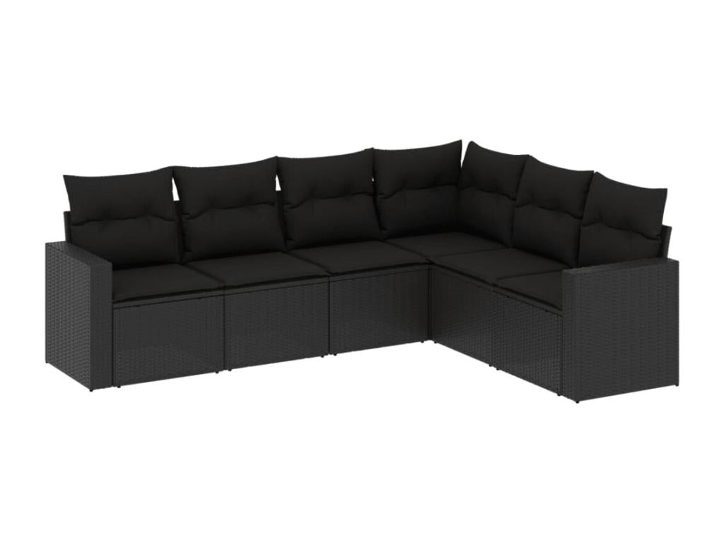 Black Woven Resin Wicker Outdoor Furniture Set - dlz1766569338357