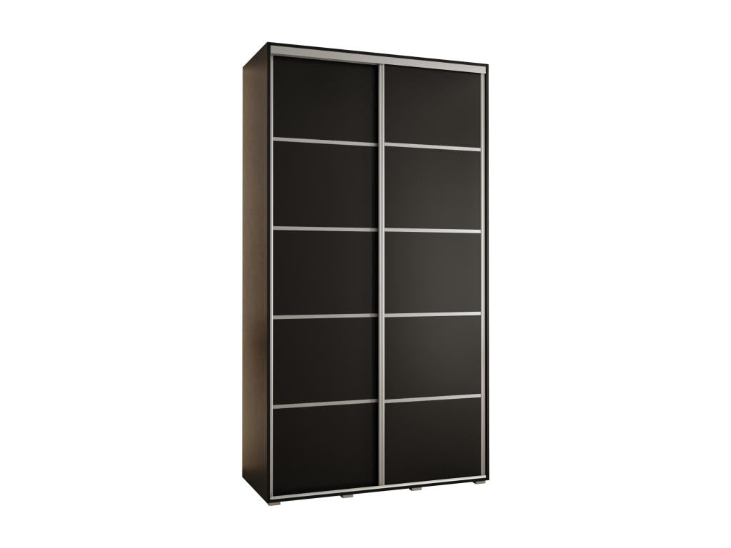 Black Wardrobe, 130 x 60 x 235.2 cm