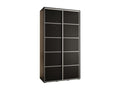 Black Wardrobe, 130 x 60 x 235.2 cm