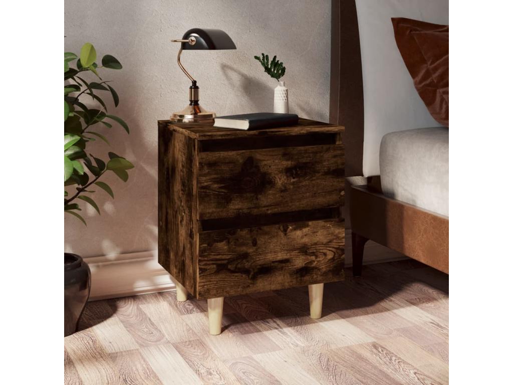 Brown Oak Wood Home Furniture, 40 x 35 x 50 cm