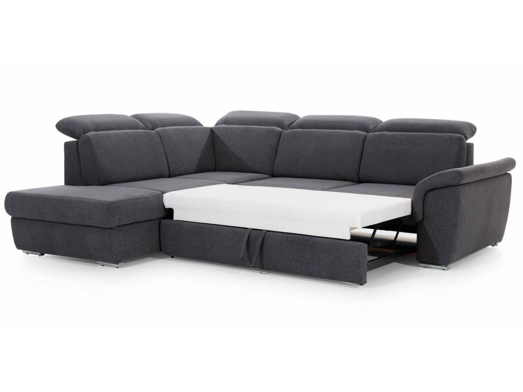 Blue Velvet Sofa Bed