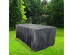 Black Outdoor Furniture Set, 155 x 94 x 68 cm