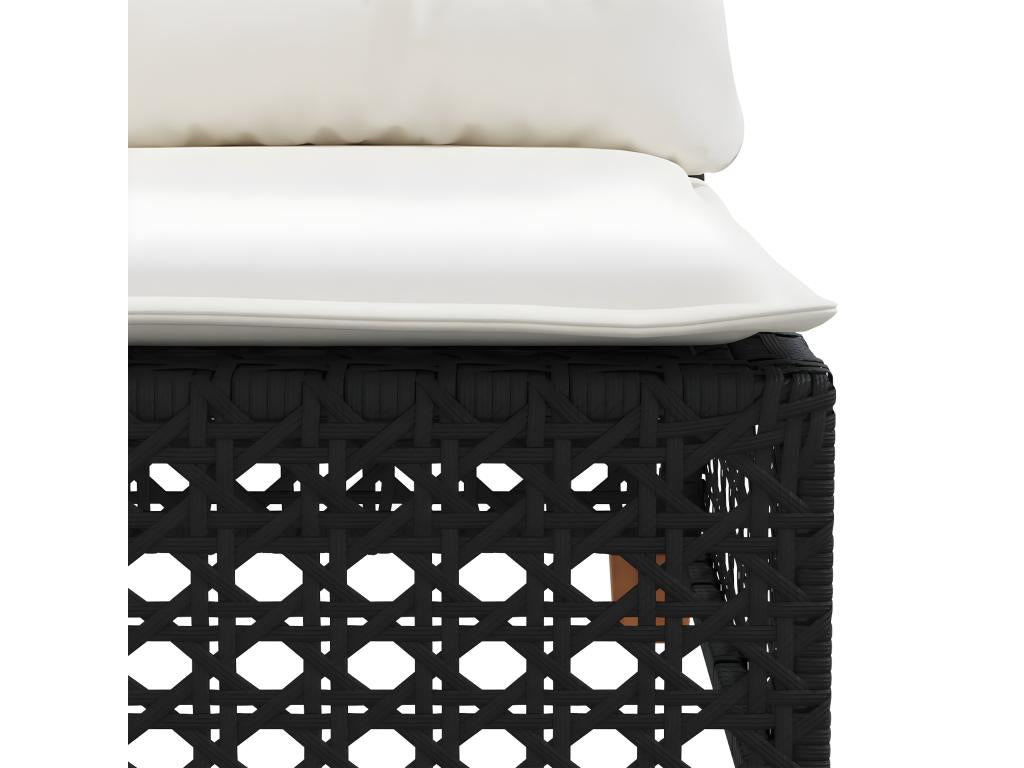 Black Woven Resin Wicker Outdoor Furniture Set - dlz1766569095339