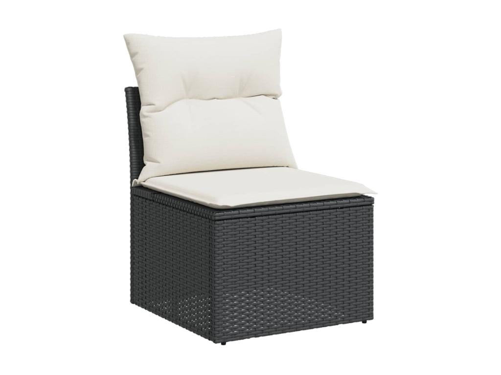 Black Woven Resin Wicker Outdoor Furniture Set - dlz1766569305863