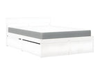 White Solid Wood Mattress, 140 x 190 cm