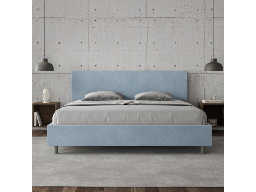 Blue Bed, 180 x 200 cm