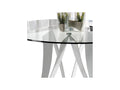 White Glass Table