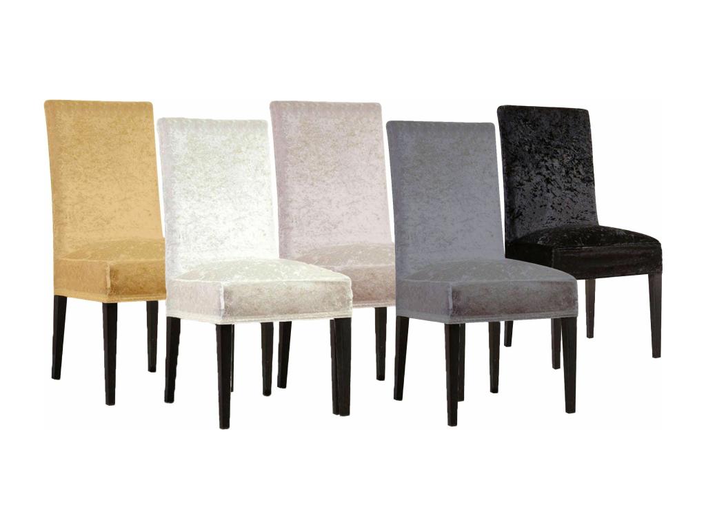 Gold Velvet Chair, 56 x 48 x 48 cm