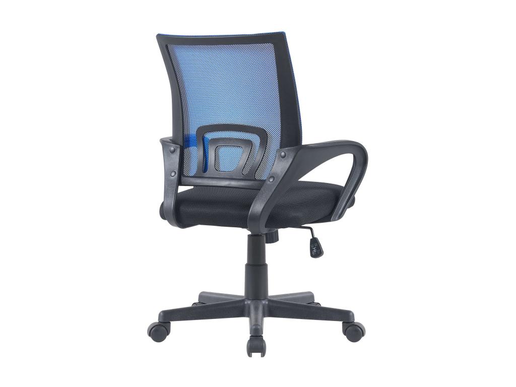 Blue Faux Leather Chair