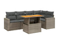 Gray Woven Resin Wicker Outdoor Furniture Set - dlz1766568783387