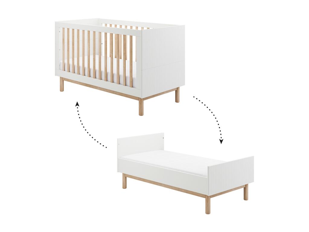 White Bed, 70 x 140 cm