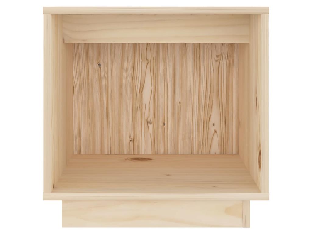 Natural Pine Wood Table, 40 x 30 x 40 cm