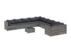 Gray Woven Resin Wicker Outdoor Furniture Set - dlz1766568794329