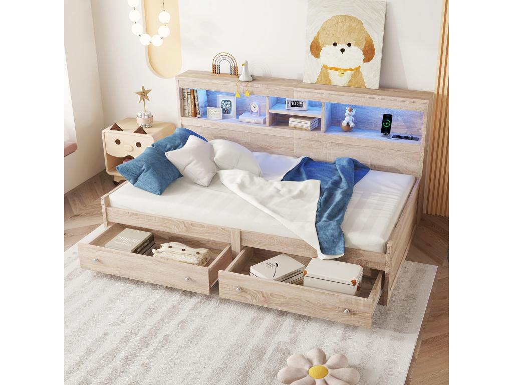 Natural Mattress, 90 x 200 cm