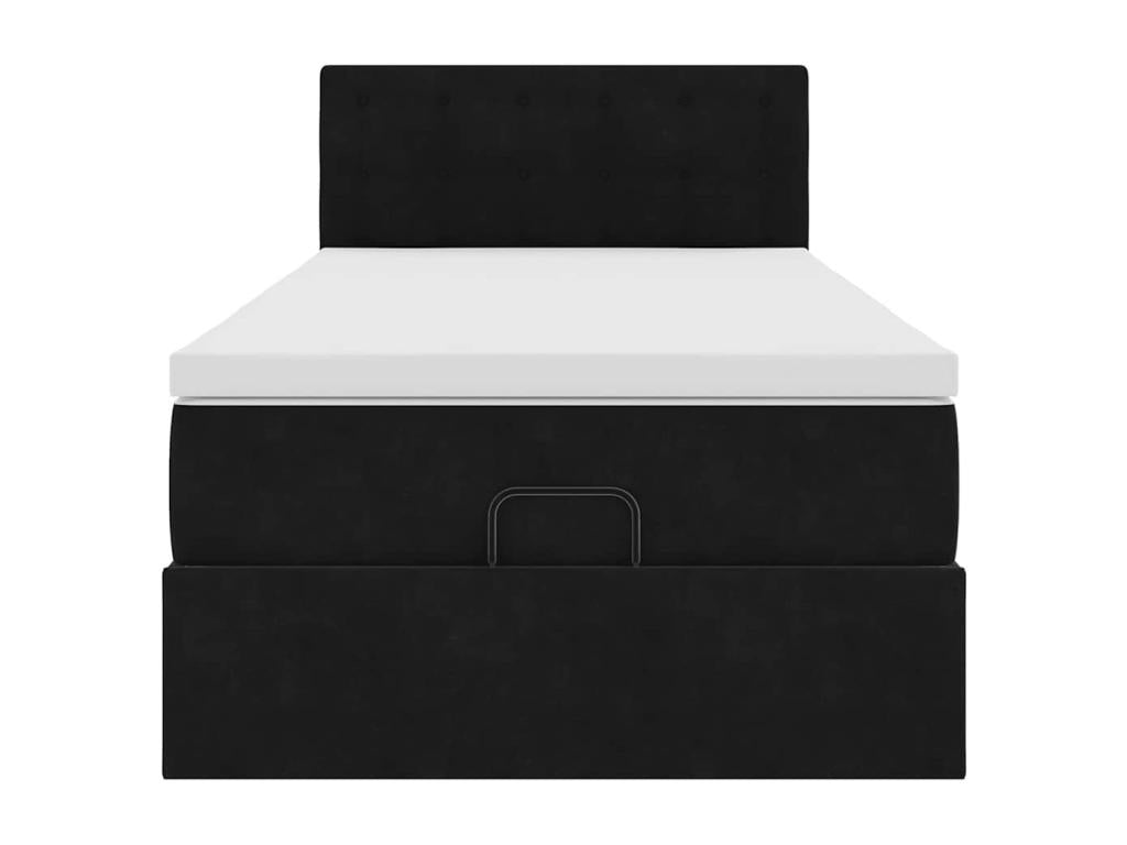 Black Velvet Mattress, 100 x 200 cm