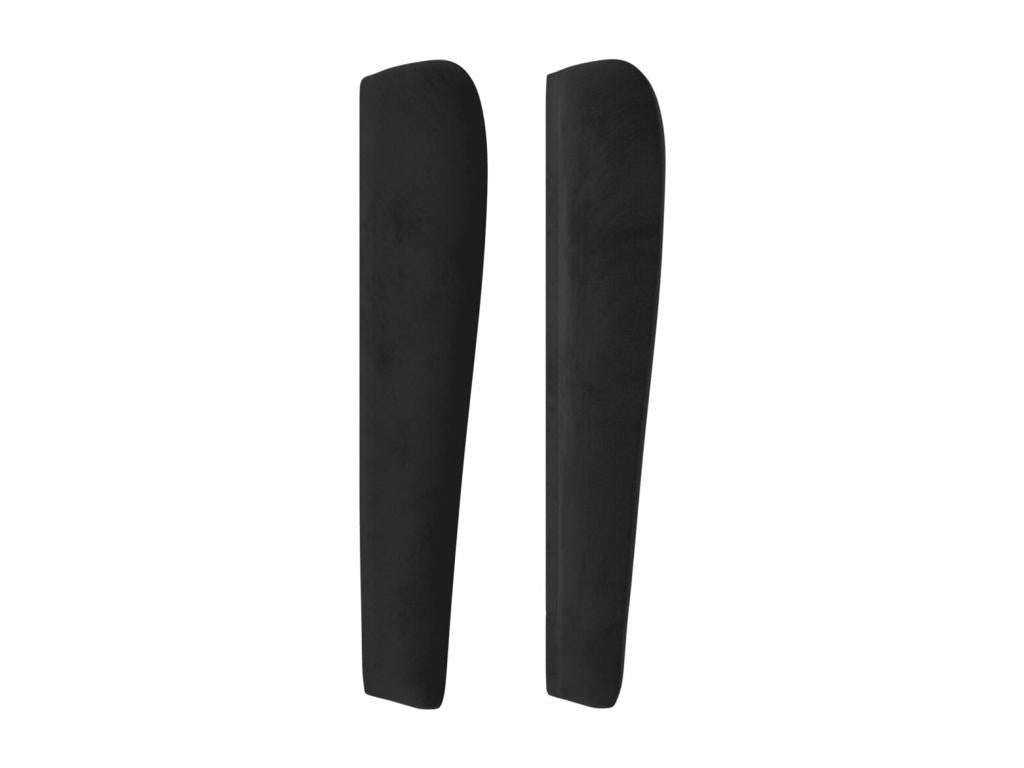 Black Velvet Bed, 163 x 23 x 118 cm