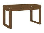 Brown Pine Wood Bench, 80 x 38 x 45 cm