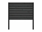 Black Solid Wood Bed, 96 x 4 x 100 cm