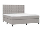 Gray Fabric Mattress, 160 x 200 cm