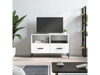 White Engineered Wood TV Stand, 80 x 36 x 50 cm