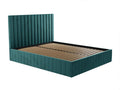 Blue Velvet Bed, 180 x 200 cm