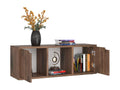 Brown Engineered Wood TV Stand, 88.5 x 27.5 x 30.5 cm