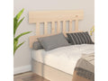 Brown Solid Wood Bed, 183.5 x 3 x 81 cm
