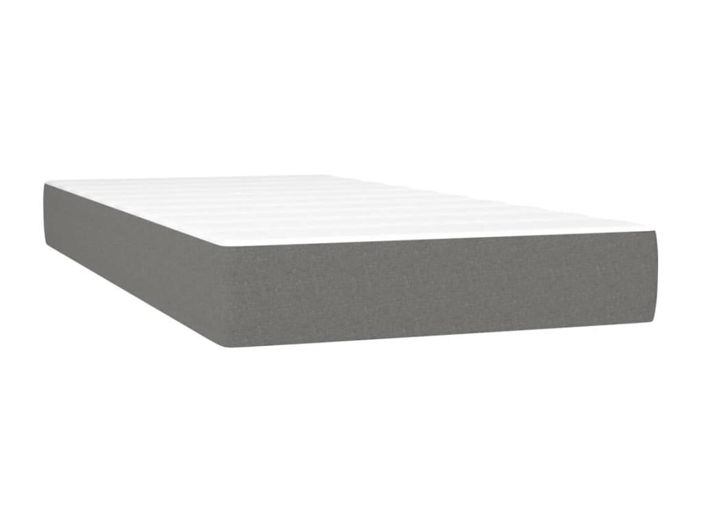 Gray Fabric Mattress, 90 x 200 cm