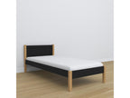 Natural Oak Wood Bed, 80 x 180 cm