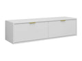 White TV Stand, 140 x 35 x 33 cm