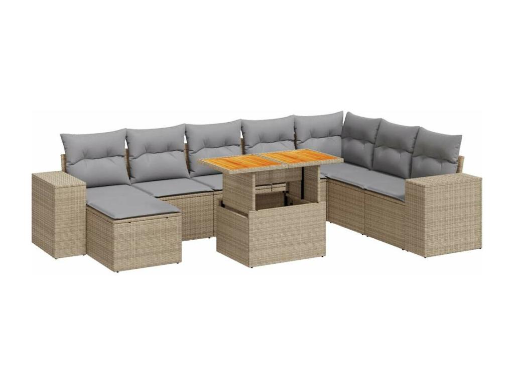 Gray Woven Resin Wicker Outdoor Furniture Set - dlz1766569405842