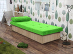 Green Bed, 80 x 190 x 39 cm