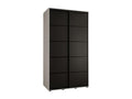 Black Wardrobe, 140 x 60 x 235.2 cm