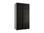Black Wardrobe, 140 x 60 x 235.2 cm