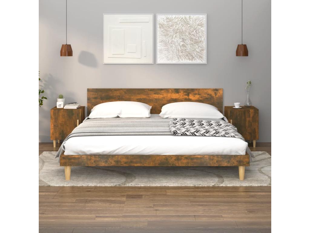 Brown Engineered Wood Home Furniture