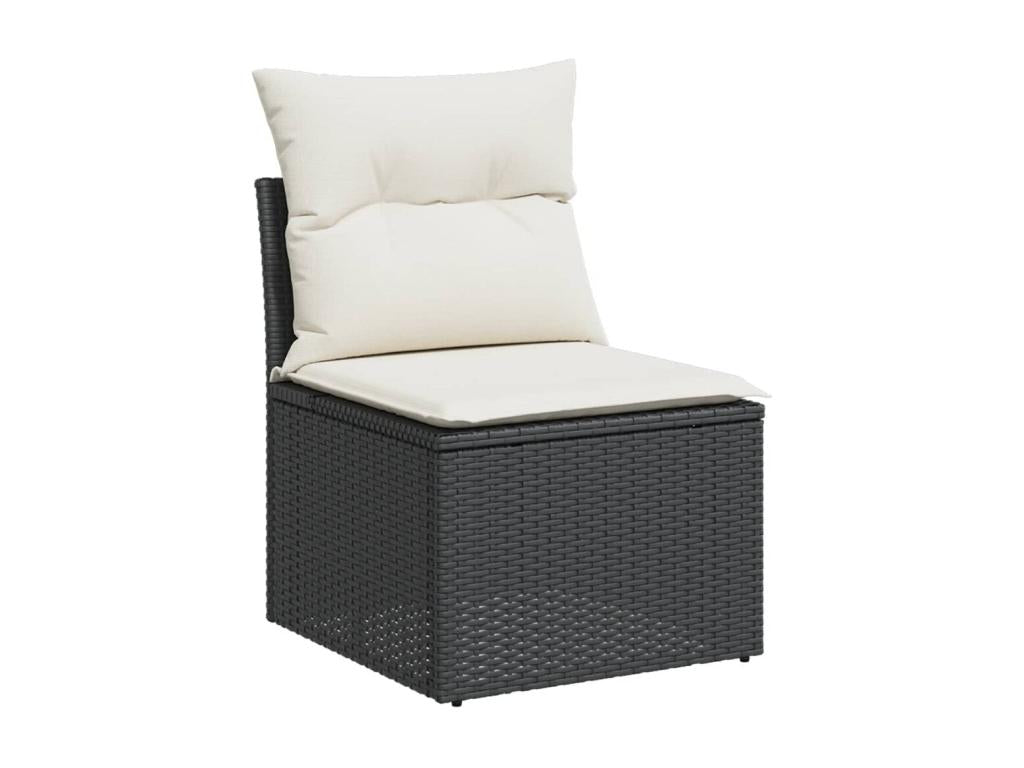 Black Woven Resin Wicker Outdoor Furniture Set - dlz1766569338160
