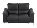 Black Leather Sofa