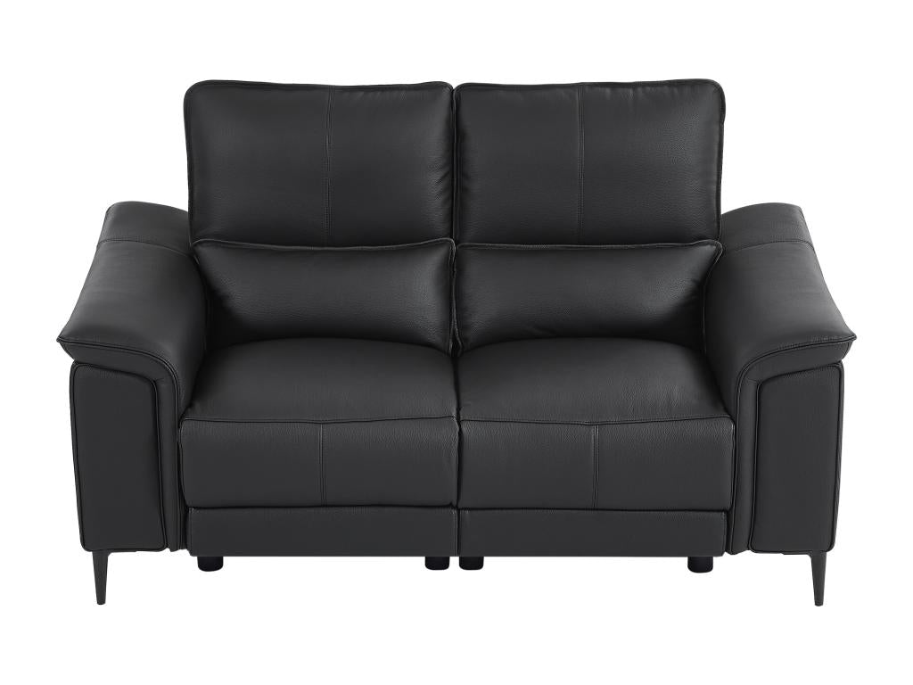 Black Leather Sofa